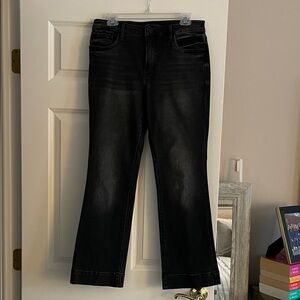 Kut from the Kloth Black Straight Leg Jeans